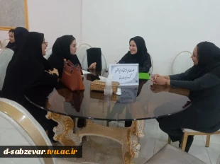 برگزاری اولین جلسه هم اندیشی  اساتید دانشکده فنی و حرفه ای دختران سبزوار در سال 1403 12