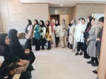 برگزاری ژوژمان دانشجویان رشته ی طراحی و دوخت دانشکده فنی و حرفه ای دختران سبزوار با ریاست محترم و جمعی از مسئولین  2