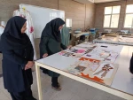 برگزاری ژوژمان دانشجویان رشته ی طراحی و دوخت دانشکده فنی و حرفه ای دختران سبزوار با ریاست محترم و جمعی از مسئولین  13