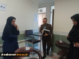 بازدید نماینده محترم هیات نظارت، ارزیابی و تضمین کیفیت دانشگاه فنی و حرفه ای از حوزه برگزاری امتحانات دانشکده ه فنی و حرفه ای دختران سبزوار  6