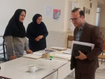 بازدید نماینده محترم هیات نظارت، ارزیابی و تضمین کیفیت دانشگاه فنی و حرفه ای از حوزه برگزاری امتحانات دانشکده ه فنی و حرفه ای دختران سبزوار  9