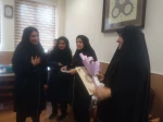 برگزاری مراسم تقدیر از خدمات و تلاش های سرکار خانم صانعی حراست محترم دانشکده  2