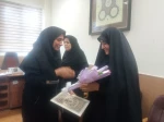 برگزاری مراسم تقدیر از خدمات و تلاش های سرکار خانم صانعی حراست محترم دانشکده  4