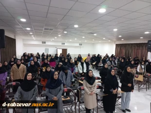 گزارش تصویری از برگزاری جلسه معارفه و آشنایی دانشجویان جدیدالورود کارشناسی آموزشکده ملی مهارت دختران سبزوار 3