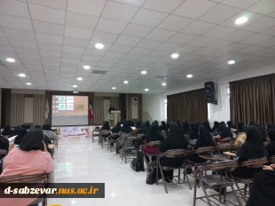 گزارش تصویری از برگزاری جلسه معارفه و آشنایی دانشجویان جدیدالورود کارشناسی آموزشکده ملی مهارت دختران سبزوار 4